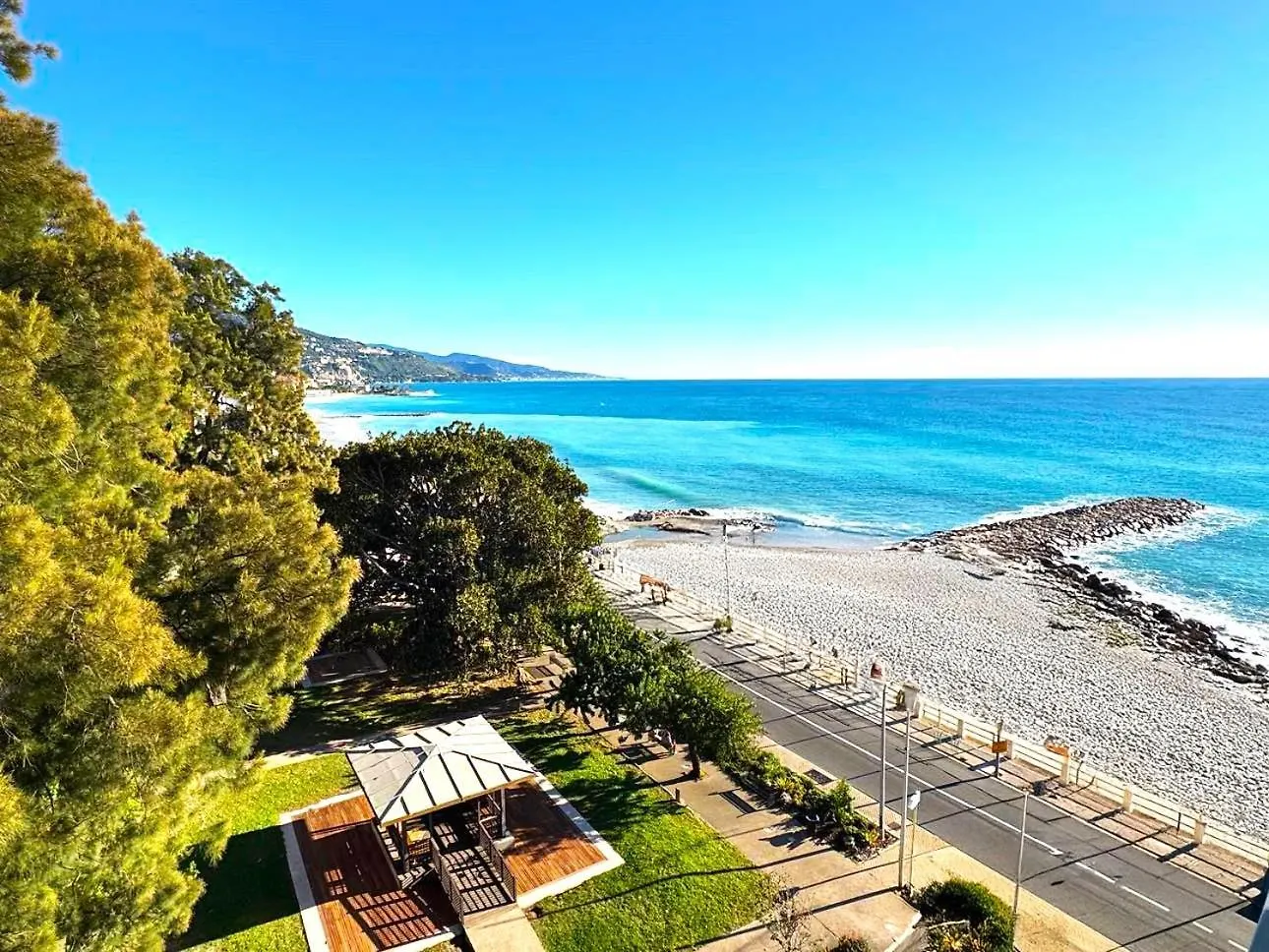 Berkeley, Studio, Terrasse, Vue Mer, Parking, Clim Menton France